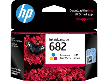 Picture of HP 682 Tri-Colour Original Ink Advantage Cartridge (3YM76AA)