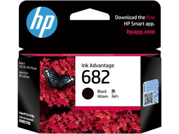 Picture of HP 682 Black Original Ink Advantage Cartridge (3YM77AA)