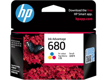 Picture of HP 680 Tri-Colour Original Ink Advantage Cartridge (F6V26AA)
