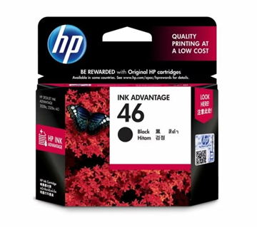 Picture of HP 46 Black Original Ink Advantage Cartridge (CZ637AA)