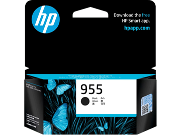 Picture of HP 955 Black Original Ink Cartridge (L0S60AA)