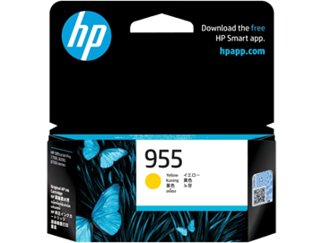 Picture of HP 955 Yellow Original Ink Cartridge (L0S57AA)