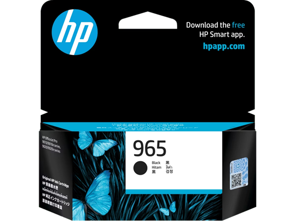 Picture of HP 965 Black Original Ink Cartridge (3JA80AA)