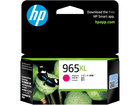 Picture of HP 965XL High Yield Magenta Original Ink Cartridge (3JA82AA)