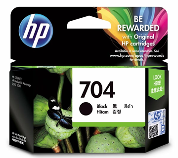 Picture of HP 704 Black Original Ink Advantage Cartridge (CN692AA)