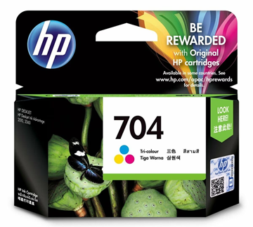 Picture of HP 704 Tri-color Original Ink Advantage Cartridge (CN693AA)