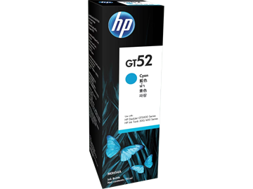 Picture of HP GT52 70-ml Cyan Original Ink Bottle (M0H54AA)